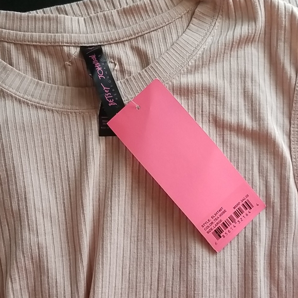 Betsy Johnson Performance Tea Rose Tank Side Slit - Picture 8 of 8